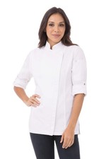 Chef Works Women's Hartford Cool Vent Chef Coat Large White