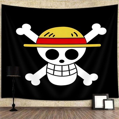 Straw Hat Pirates Anime One Piece Poster XXL Wandteppich Wandbehang Fototapete 