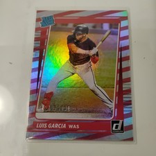 2021 Panini Donruss - Rated Rookie Luis Garcia #45 Red Stripe /2021