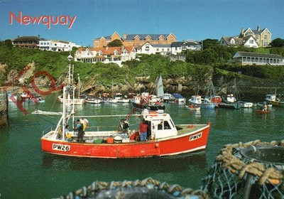 Ansichtskarte, Newquay, Fischerboot [John Hinde] 2Dc 2108