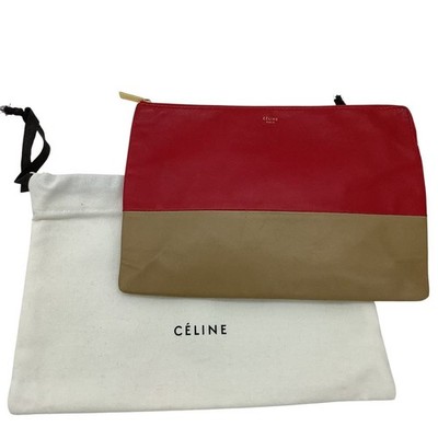 CELINE Celine zweite Tasche rot x beige