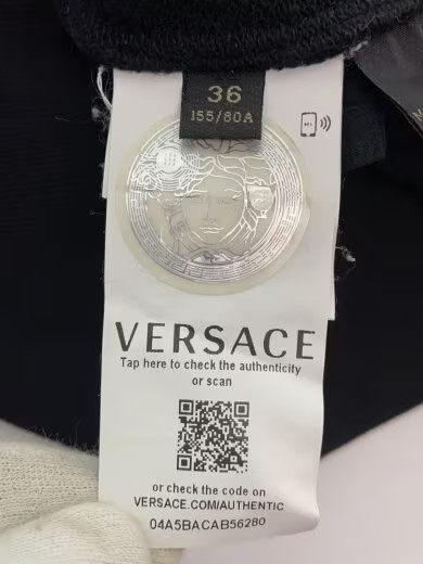 VERSACE/Sweatshirt/Size 36/Cotton/Black/Print/A83935 thumbnail 4