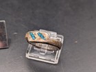 🔥 VINTAGE STERLING SILVER JEWELRY LOT 24K HEART DIAMONDS TURQUOISE ALL WEAR 🔥 — photo 10