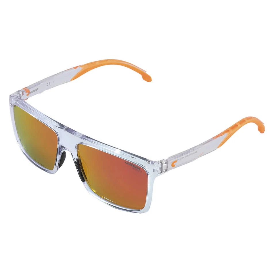 Gafas de sol Carrera rojas multicapa línea de cejas para hombre CARRERA 8055/S 0900/UZ 58 Foto 3 de 4