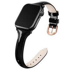 Leather Slim Bands Compatible with Apple Watch Band 38mm 40mm 41mm 42mm 44mm ...
