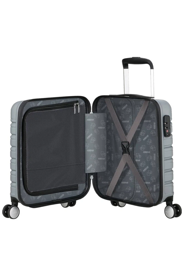American Tourister Spinner Underseater Argento - Valigie Trolley Piccolo - Immagine 2 di 2