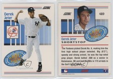 1993 Score Derek Jeter #489 Rookie RC HOF