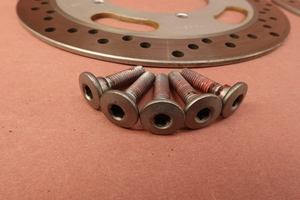 Discos de rotor de freno delantero Kawasaki Vulcan 1600 VN1600 2002-2008 Foto 2 de 4