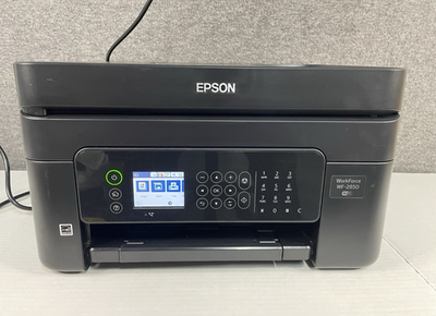 #ad Epson Work Force WF 2850 Wireless Color All in One Printer Copier Scanner w INK $99.99