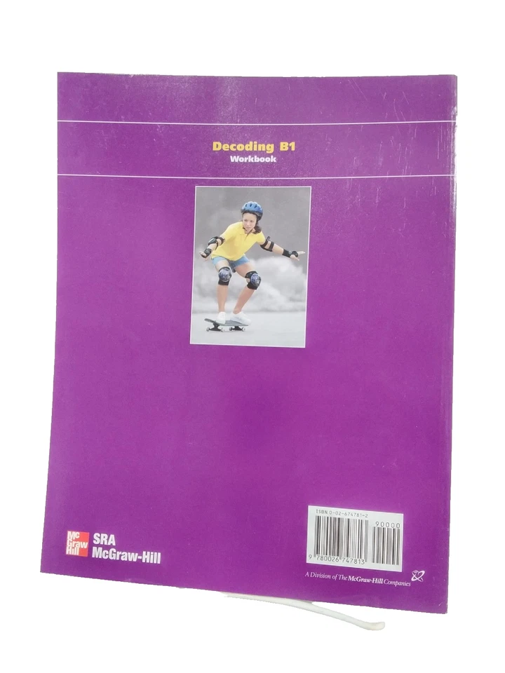 SRA McGraw-Hill Decoding Strategies B1 Workbook- No writing  - Image 3 of 3