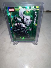 2026 Topps Chrome Marvel Sapphire IRON CAT Green Refractor 96/99 #127
