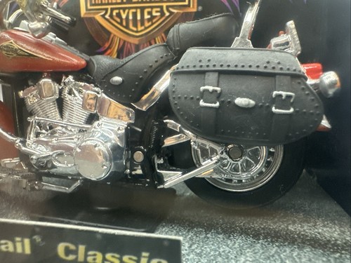 HOT WHEELS Harley Davidson Heritage Softail Classic 1:18 motorcycle MATTEL 2001 - Picture 18 of 18