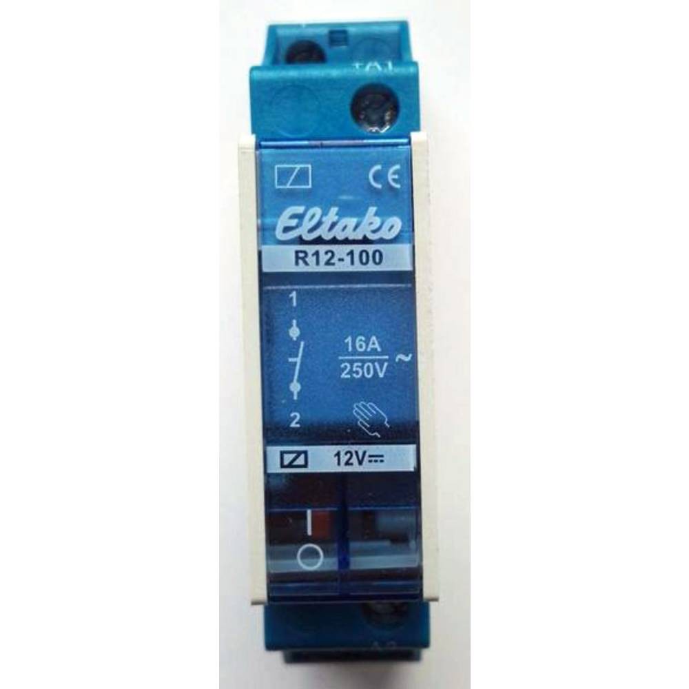 Relais Eltako R12-100-12V DC pour commande basse tension 12V