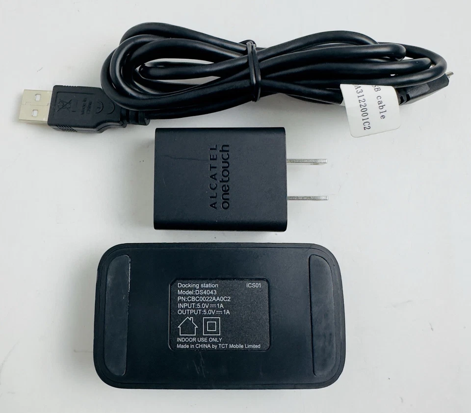 GreatCall DS4043 Black 5.0V 1A Micro-USB Docking Station Charging Base Dock - Image 2 of 3