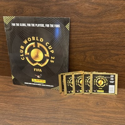 Panini Club World Cup 2025 FIFA New Album W/ 5 Pack Stickers Brand New