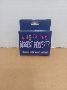 Who Is the Biggest Pervert? - Adult Party Drinking Card Game ALCOHOL 