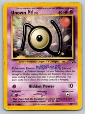 Unown [N] 50/75 HP Neo Discovery Pokemon Unlimited on eBay