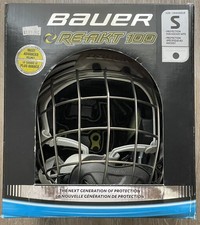 BAUER RE-AKT 100 SMALL WHITE BRAND NEW! Hockey Helmet