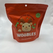 New The Woobles Crochet Kit - Ralph The Reindeer Sealed With Crochet Hook