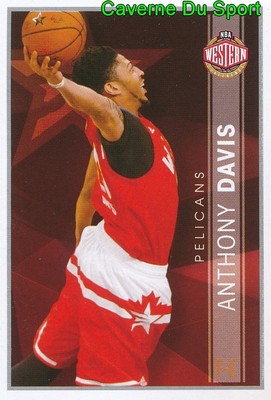 382 ANTHONY DAVIS USA WESTERN CONF ALL-STARS STICKER NBA BASKETBALL 2017 PANINI