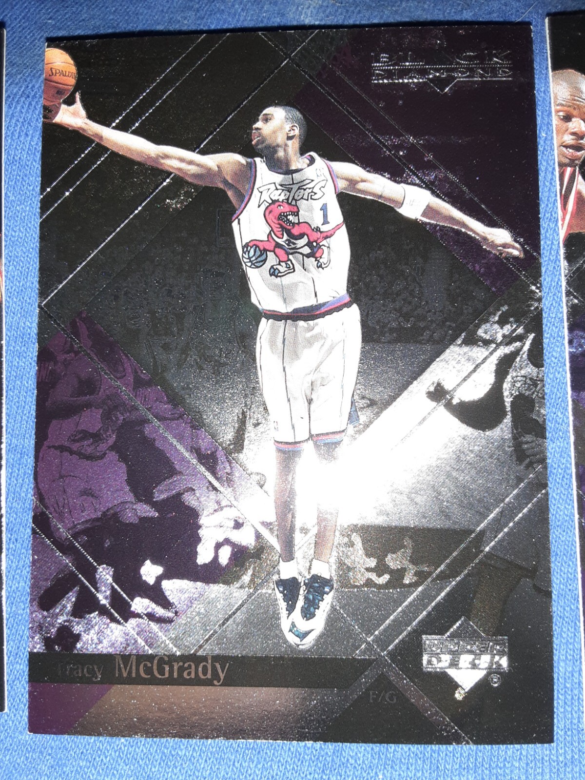 1999-00 Upper Deck Black Diamond Tracy McGrady Card #80 HOF
