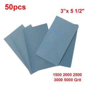 grit sandpaper sand wet dry paper 50x polishing sander 2500 1500 2000