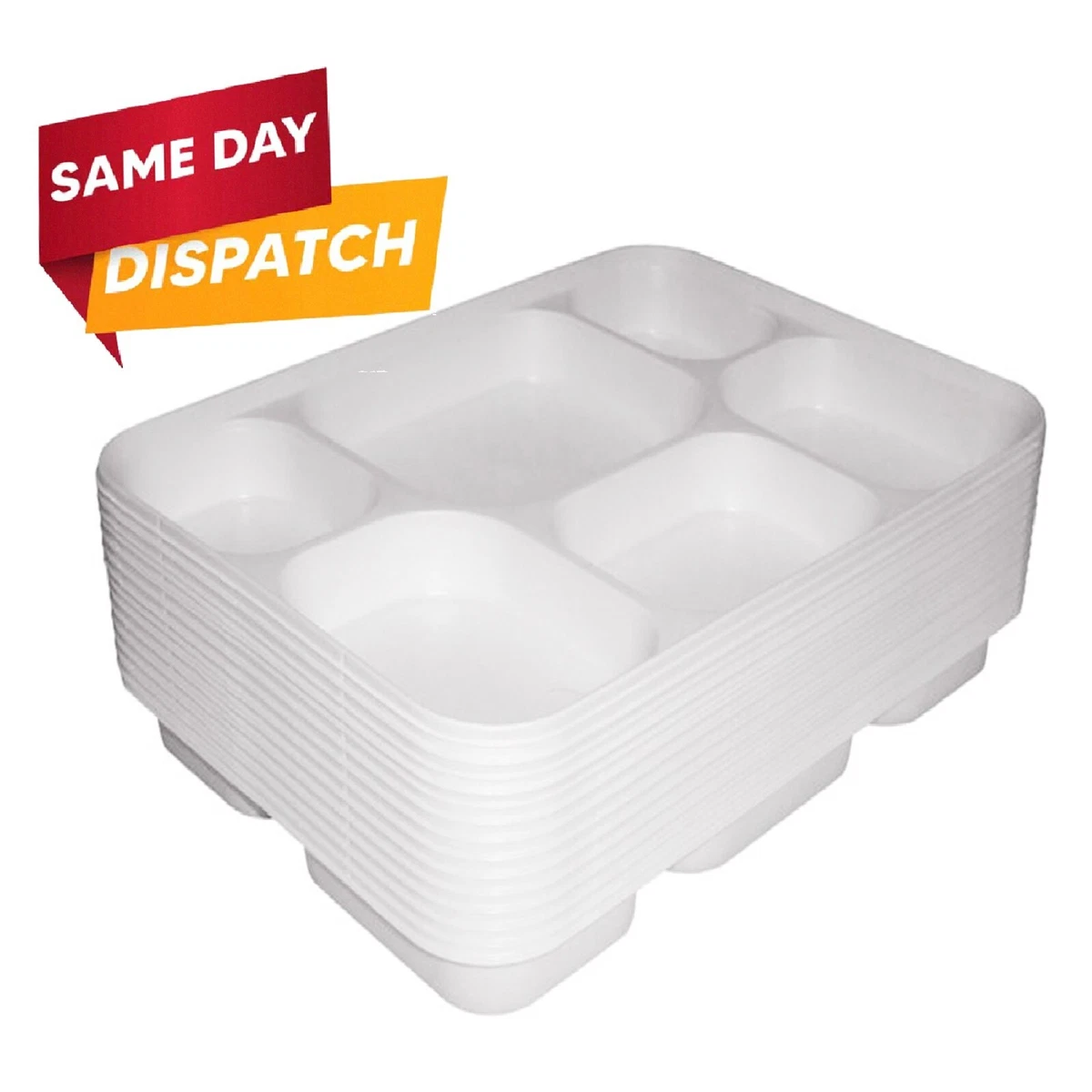 Round Ice Cube Tray, 6 Compartments