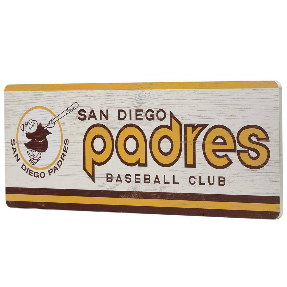 San Diego Padres MDF Wood Wall Art eBay