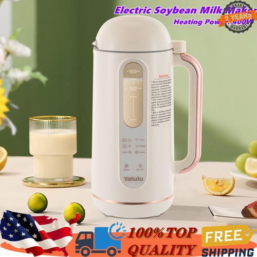 6-in-1 Soy Milk Maker, Automatic Almond Milk Machine, 0.9L Nut Milk Maker Juicer