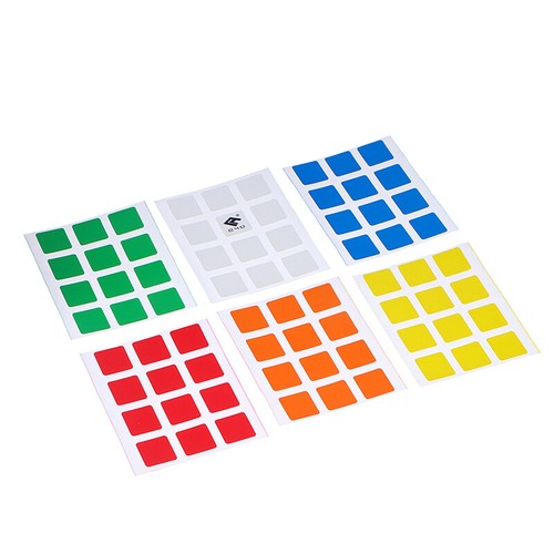 Kinder 3x3x3 DIY --Aufkleber ersetzen hellfarbener Cubo MAGION MAGISDE - Bild 10 von 12