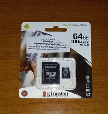 Kingston Canvas Select Plus 64GB Classe 10 UHS-I MicroSD Scheda di Memoria