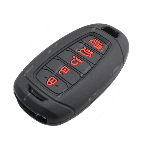Remote Key Fob Case For HYUNDAI Palisade 19-22 Silicone Key Protector Case Cover - Foto 4 di 13