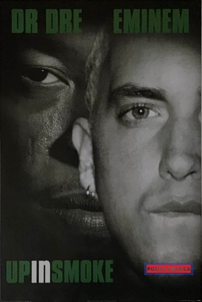 Up In Smoke Tour Dr. Dre and Eminem UK Import Vintage Poster