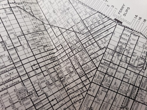 Vintage 1939 EXPOSITION Foldout MAP City of SAN FRANCISCO Chadwick 10¢ Guide - Picture 8 of 10