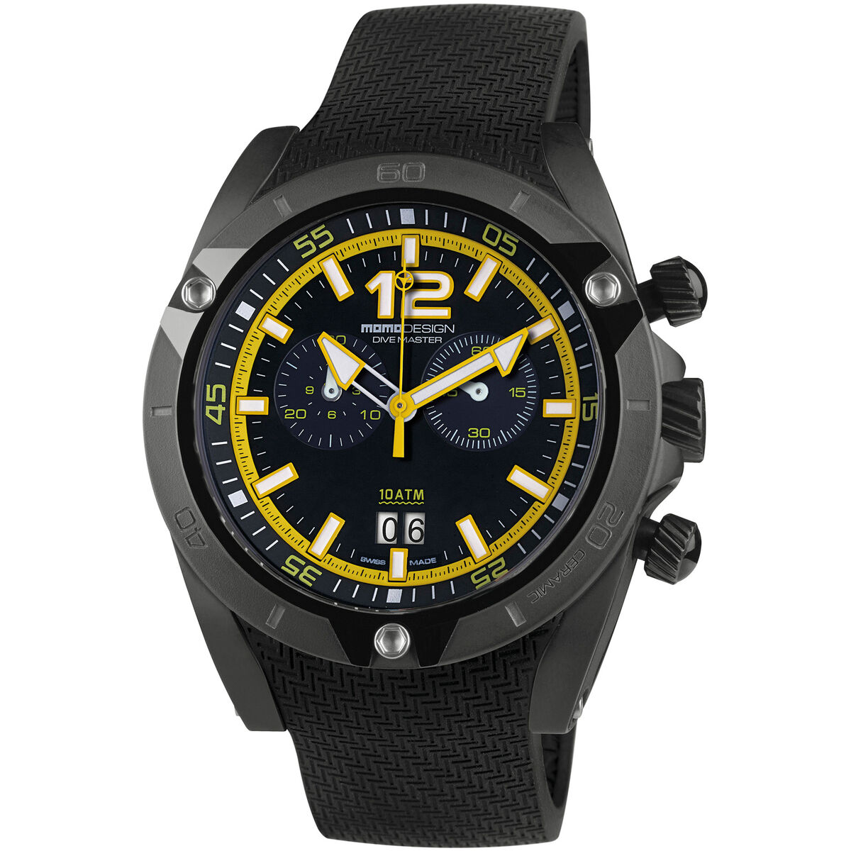 Mens Wristwatch MOMO DESIGN DIVE MASTER MD282BK-31 Chrono Mens Wristwatch MOMO DESIGN DIVE MASTER MD282BK-31 Chrono