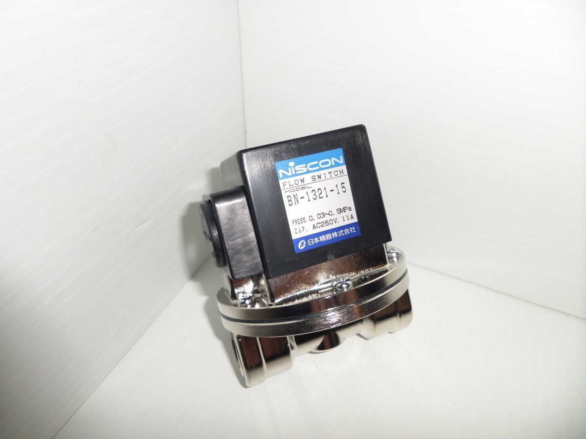 ⭐NEW IN BOX⭐ NISCON BN-1321-15 FLOW SWITCH BN-1321 15