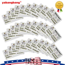 Dental Orthodontic Metal Brackets Braces Roth MBT 022 Hooks / Niti Arch Wires