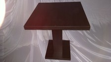 TAVOLO PRANZO GIOVE Q 60x60 LEGNO WENGHE' BAR RISTORANTE HOTEL DISCOTECA CUCINA