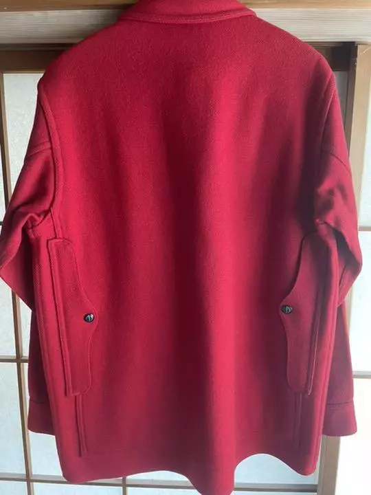 FILSON Mackinaw Cruiser Jacket Blouson Men Red Wool Vintage 1940's From Japan