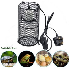 Hot Reptile Ceramic Heating Light Bulb Lamp Holder with Anti-hot Cage Switch  