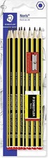 Staedtler School Pencils with Mini Eraser and Sharpener Noris
