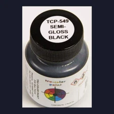 Semi-Gloss BLACK 1 oz. bottle (Airbrush-ready) TCP-549-1
