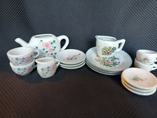 Children's Miniature Dishes 3 Mixed patterns, Tea Set Pieces, Japan, Battat