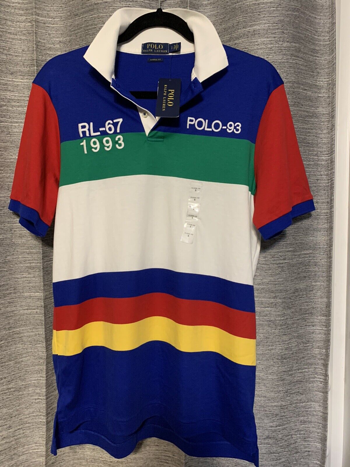 segment Terug, terug, terug deel Vluchtig NEW Polo Ralph Lauren RL-67 1993 Polo-93 Lifesaver Shirt Rugby CPRL  CLASSIC: S | eBay