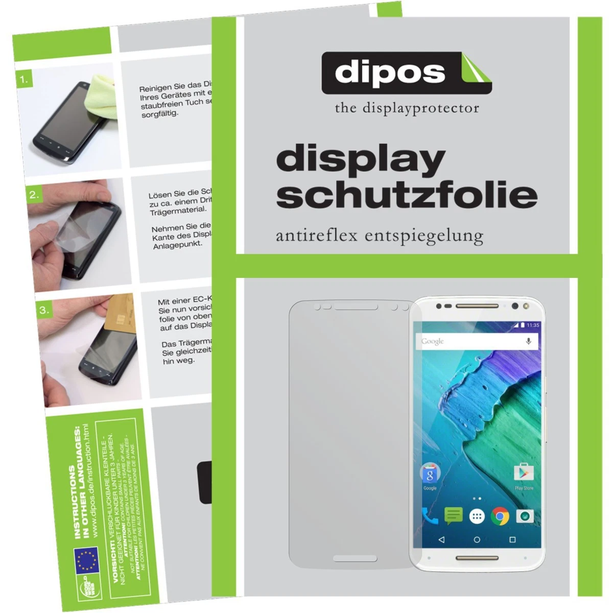 Brotect Pellicola In Vetro Opaco AirGlass Per Motorola Moto G7 Play - Protezione Schermo Anti-Riflesso E Anti-Impronta, Durezza 9H, Made In Germany