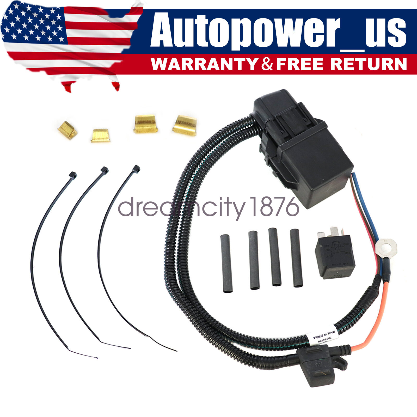 Fit for JEEP DODGE CHRYSLER FUEL PUMP RELAY WIRING KIT 68269523AD USA