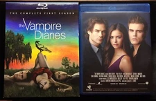 THE VAMPIRE DIARIES FANTASY GENRE BLU RAY DVD SEASON ONE FIRST SEASON SLIP COVER