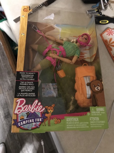 barbie camping fun made to move