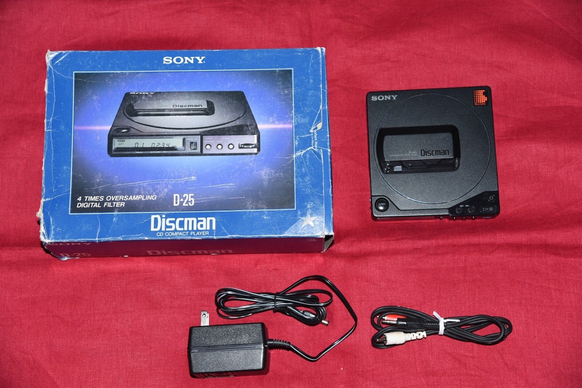 Sony D-25 Discman Personal CD Player Working | eBay