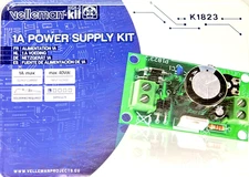 NEW - K1823 Velleman Electronics Kit 1 A DC Power Supply DIY Soldering Project